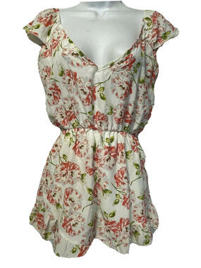 Urban Outfitters Pins & Needles Women's Floral Romper Size XS